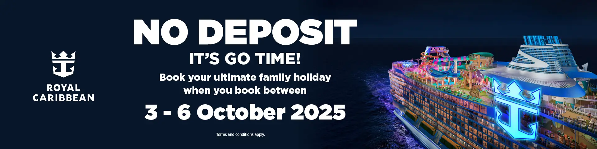 Royal Caribbean Exclusive No Deposit Event